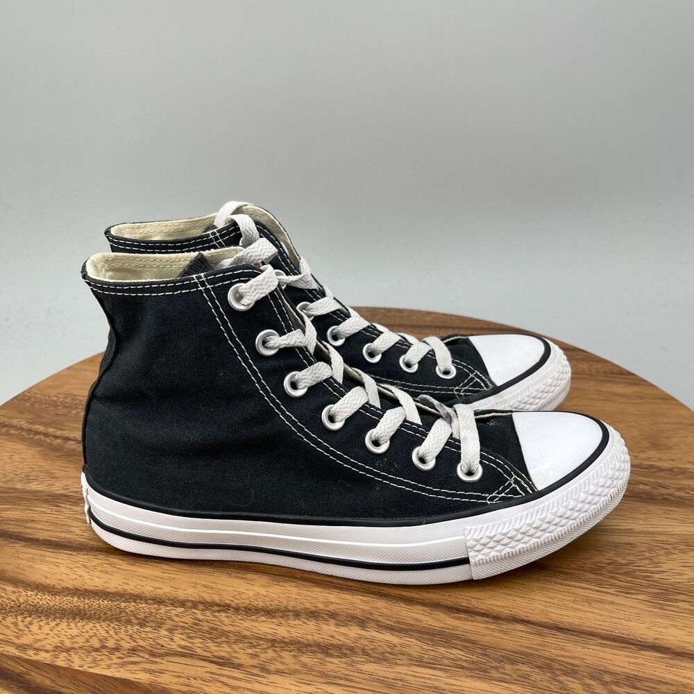 Converse Chuck Taylor All Star Hi Shoes Womens Size 7 Black Casual Skate Sneaker